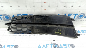 Front bumper grille right Audi A6 C7 16-18 rest, mesh, black gloss, sand