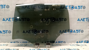 Glass of the rear left door of Jeep Cherokee KL 14 - factory tint, chips