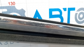Upper rear left door molding Jeep Cherokee KL 14 - chrome with glass seal, for polishing, glue