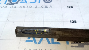 Molding door-glass central front right Honda Accord 13-17 abrasions, broken fastening