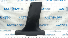 Center pillar trim lower right Audi A6 C7 12-18 black, scratches
