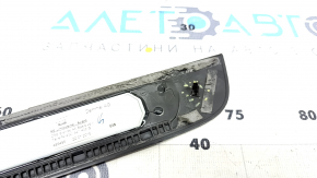 Door sill trim outer front left Audi A6 C7 12-18 black, with chrome, with backlight, broken guides