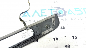 Door sill trim outer front right Audi A6 C7 12-18 black, with chrome, with backlight, broken guides
