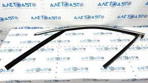 Upper front left door molding with glass seal BMW X5 G05 19-23 chrome