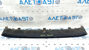Front bumper trim Audi A6 C7 16-18 rest, black, scratches