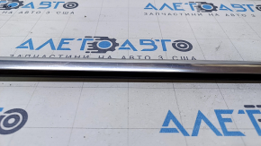 Molding door-glass central front right VW Passat b8 16-19 USA chrome, scuffs