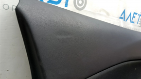 Door trim card front left Mazda 3 14-18 BM black with black insert cloth, armrest leather