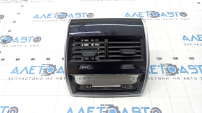 Air duct deflector for central console with trim BMW X5 G05 19-22 glossy black, worn