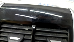 Air duct deflector for central console with trim BMW X5 G05 19-22 glossy black, worn