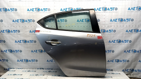 Door assembly rear right Mazda 3 14-18 BM silver 38P, bumpers