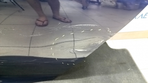 Door bare rear left Honda Accord 18-22 blue B-588P, dents