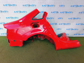 Quarter wing rear right Audi A4 B8 08-16 sedan, sawed off, red, dent
