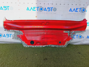 Rear panel Audi A4 B8 08-16 sedan 3 parts, drilled, red