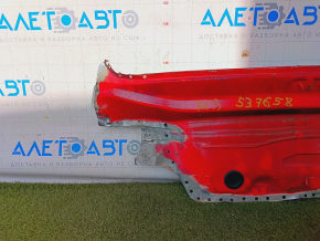 Rear panel Audi A4 B8 08-16 sedan 3 parts, drilled, red