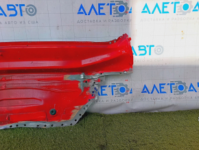 Rear panel Audi A4 B8 08-16 sedan 3 parts, drilled, red
