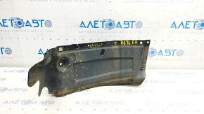 Front right mudguard front part Audi A6 C7 16-18 rest, cracks, broken