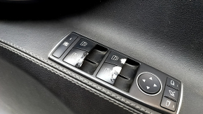 Door trim card front left Tesla Model S 12-15 pre-rest black, with gray insert, with window lift control, worn