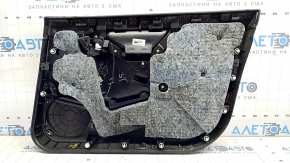 Door trim card front left Tesla Model S 12-15 pre-rest black, with gray insert, with window lift control, worn