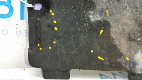 Front left underbody protection Audi A6 C7 12-18 is worn, torn, dented