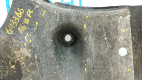 Front left underbody protection Audi A6 C7 12-18 is worn, torn, dented