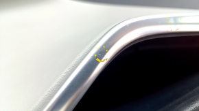 Door trim card rear right Tesla Model S 12-15 pre-rest black, with backlight, with gray insert, worn chrome