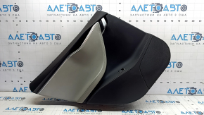 Door trim card rear left Tesla Model S 12-15 pre-rest black, with gray insert, with window lift control, worn