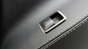 Door trim card rear left Tesla Model S 12-15 pre-rest black, with gray insert, with window lift control, worn