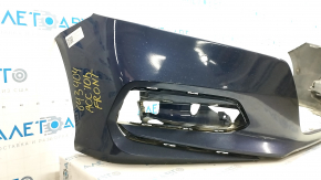 Bare front bumper Honda Accord 18-20 for parking sensors, blue, worn, broken mount, not