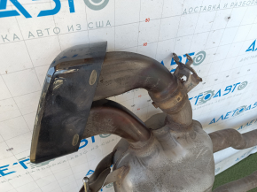 Exhaust line rear part BMW 5 G30 18-23 4.4T with flaps, resonators sawed off, connection torn