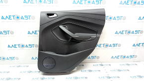 Door trim card rear right Ford Escape MK3 17-19 rest black, armrest leather, tear