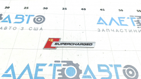 SUPERCHARGED emblem right wing Audi A6 C7 12-18