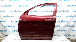 Bare front door left Jeep Cherokee KL 14- red PRV, dent