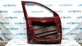 Bare front door left Jeep Cherokee KL 14- red PRV, dent