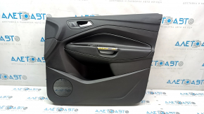 Door trim card front right Ford Escape MK3 17-19 rest black chrome handle, dent