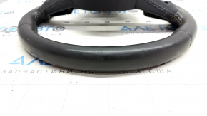 Bare steering wheel Audi A6 C7 12-18 leather black, worn