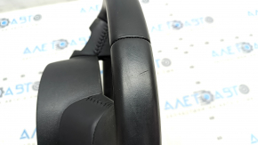 Bare steering wheel Audi A6 C7 12-18 leather black, worn