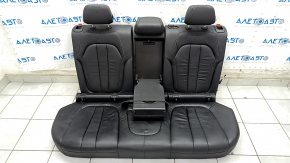 Rear row of seats 2 row BMW X5 G05 19-22 one-piece seat, black leather, scratches