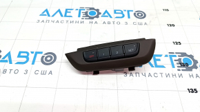 Front left seat memory buttons Audi A4 B8 13-16 rest type 2, brown trim