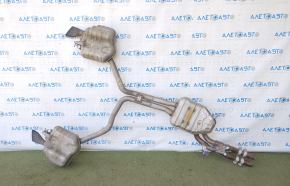 Exhaust line middle section with barrels Audi A6 C7 16-18 3.0T AWD