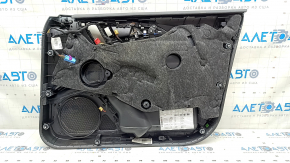 Door trim card front left Audi A6 C7 12-18 BOSE, Alcantara, black leather, butt