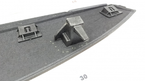 Rear shelf Audi A6 C7 16-18 rest for curtain, black, without plugs, mount is peeled off, scuffs