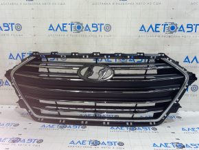Radiator grill grill Hyundai Elantra AD 17-18 prerest chrome