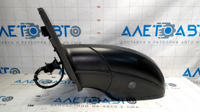 Side mirror left Audi Q5 8R 09-17 15 pins, auto folding, auto dimming, turn signal, heated, blue LX5R, worn