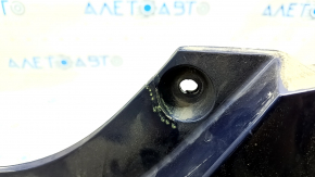Bare rear bumper Honda Accord 18-22 for parking sensors, blue, no left part, cracks