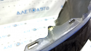 Bare rear bumper Honda Accord 18-22 for parking sensors, blue, no left part, cracks