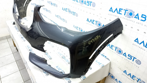 Bare front bumper BMW X5 G05 19-23 for parking sensors, graphite, scratches
