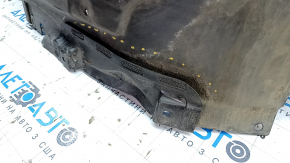 Front left fender liner front part Tesla Model S 12-15 prerest RWD, lining peeled off, cracked