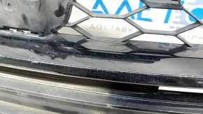 Lower grille of the front bumper Honda Accord 18-22 black gloss, broken fasteners, sand