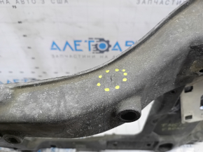 TV panel radiator Tesla Model S 12-15 prerest RWD metal, cracked