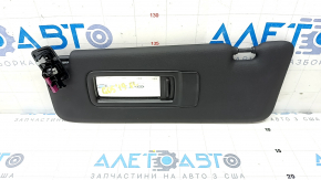 Left visor BMW X5 G05 19-23 black, without hook